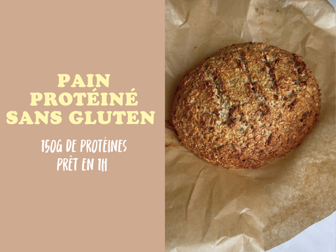 Pain protéiné sans pousse et sans gluten