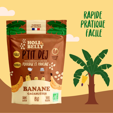 P'tit Déj Banane Cacahuètes