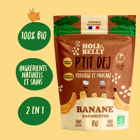 P'tit Déj Banane Cacahuètes