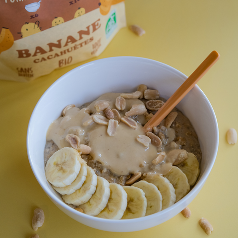 P'tit Déj Banane Cacahuètes