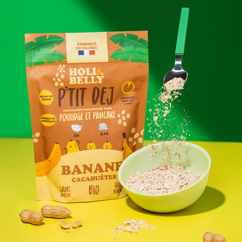 P'tit Déj Banane Cacahuètes